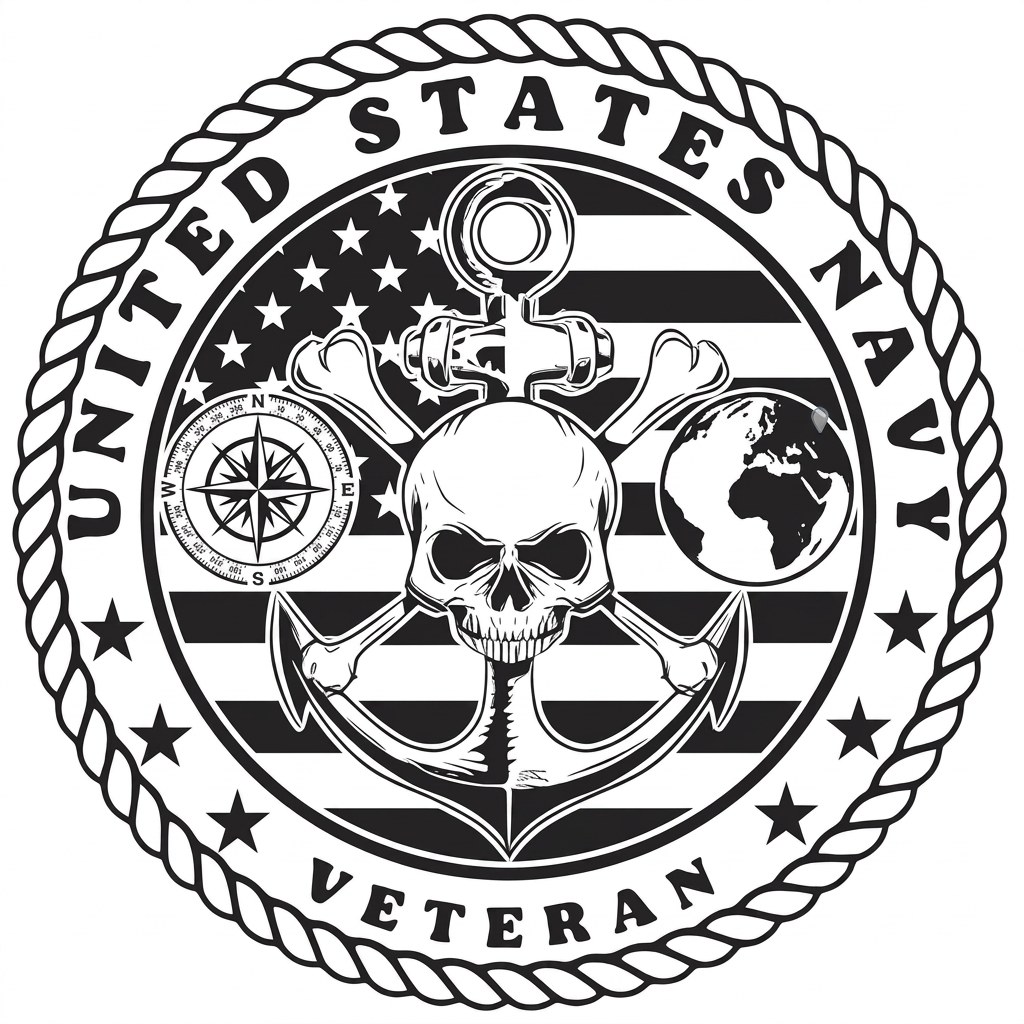 United States Navy Veteran emblem